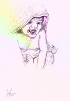 BABY happy drawing