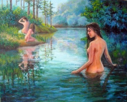 Bathers.