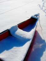 Winter Canoe