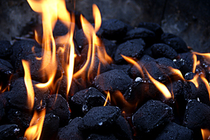 Coals Burning