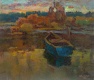 Title: Evening.Boat