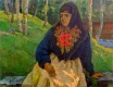 Title: Woman, dressed in russian attire