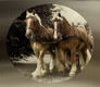 Title: Clydesdale Horses
