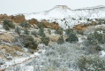 Title: Snow in the Desert