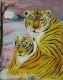 Title: mother and child(tigers)