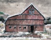 Title: Winter Barn