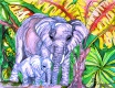 Title: Psychadellic Elephants