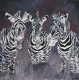 Title: zebra wildlife animal oil painting