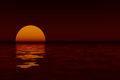 Title: Sunset at Sea