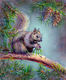 Title: BUSY SQUIRREL by SHARON SHARPE