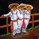 Title: Fiesta Dancers