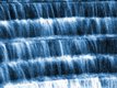 Title: cool blue waterfall steps