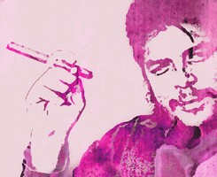 CHE GUEVERA-CIGAR ABSTRACT