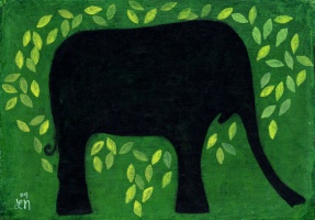 Elephant in Green