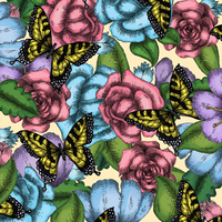 Flowers and Butterflies