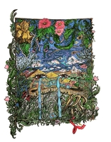 Cosmic with Botanical Border