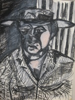 THE MODEL-WOMAN IN HAT