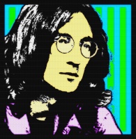 john lennon-striped