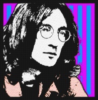 john lennon-stripes