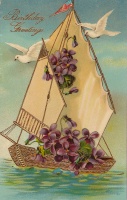 Birthday Doves And Sailboat