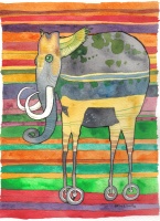 Striped Elephant