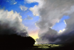 Today's Art Print: Clouds Breaking Up'