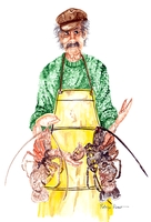 Lobster man takes two