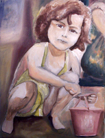 Little Helen at the Bungalow