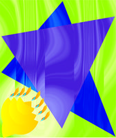 Jewish Star - Menora