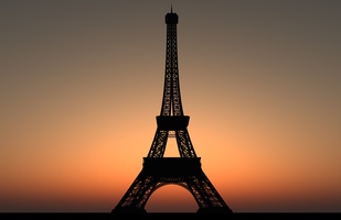 Eiffel Sunset