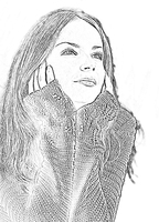 Beautiful girl daydreaming