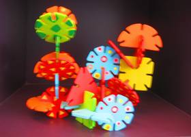 tinker toy sculpture