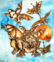 flight of the n.y. brownstones