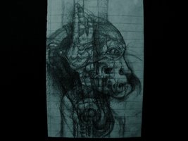 lava monkey blue sketch