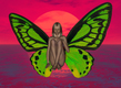 Title:  Sunset Butterfly