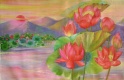 Title: evening lotus