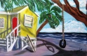 Title: YELLOW BEACH SHACK I