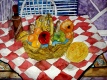 Title: still life fruit basket 3